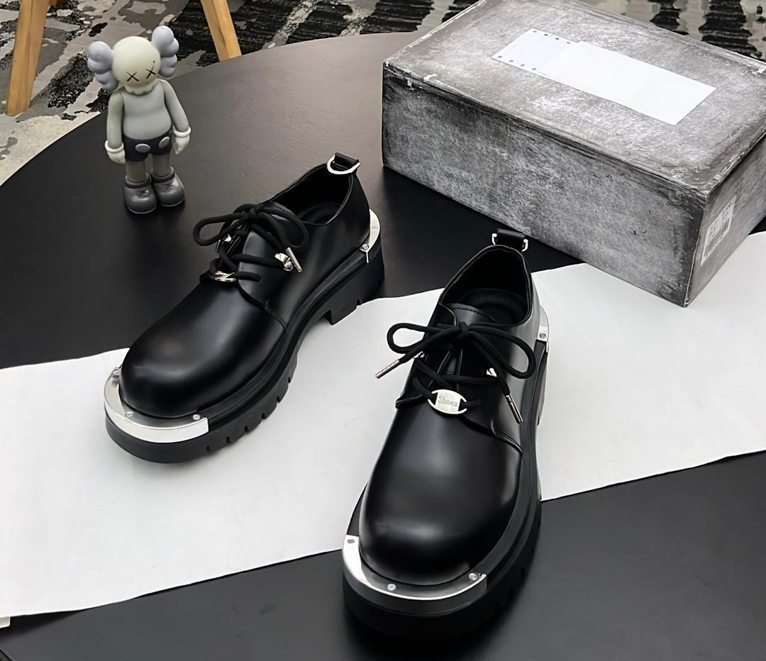 Alexander Wang Metal Toe-Cap Platform Derby - Black - image 1