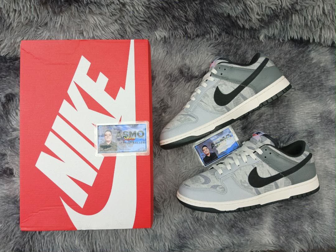Nike Dunk Low Camo - Grey/Black - image 1